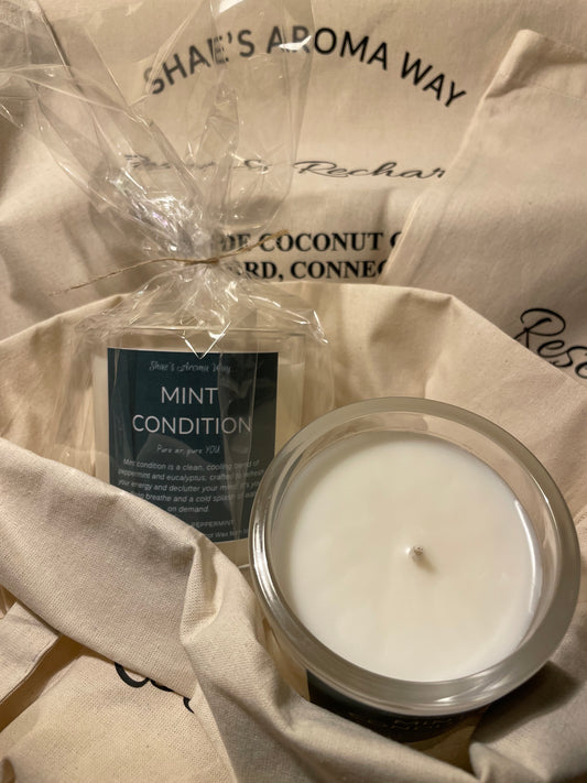 Mint Condition – Refreshing Eucalyptus & Peppermint Coconut Wax Candle (9oz)