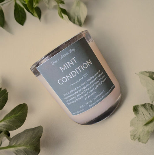 Mint Condition – Refreshing Eucalyptus & Peppermint Coconut Wax Candle (9oz)